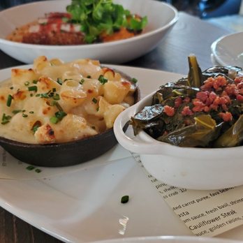 Blue Ridge Kitchen - Sides Smoked Gouda Mac and Cheese / greens - Southern Near Me - Sebastopol, California Blue Ridge Kitchen - Sides Smoked Gouda Mac and Cheese / greens - Southern Near Me - Sebastopol, California