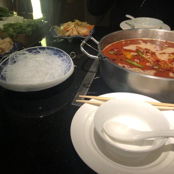 Happy Lamb Hot Pot - Spicy Marrow Broth, Veggie Combo Platter, Mushroom Combo Platter, Glass Noodle, Tofu - Hot Pot Near Me - Boston, Massachusetts Happy Lamb Hot Pot - Spicy Marrow Broth, Veggie Combo Platter, Mushroom Combo Platter, Glass Noodle, Tofu - Hot Pot Near Me - Boston, Massachusetts