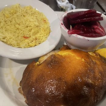 Pappas Restaurant - Stuffed rockfish rice and pickled beets - Seafood Near Me - Parkville, Maryland Pappas Restaurant - Stuffed rockfish rice and pickled beets - Seafood Near Me - Parkville, Maryland