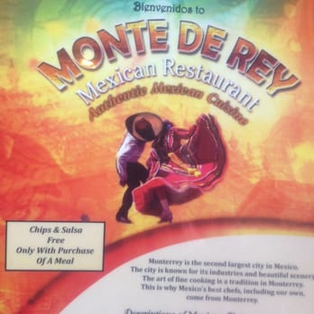 Monte de Rey - Menu - Mexican Near Me - Walkertown, North Carolina Monte de Rey - Menu - Mexican Near Me - Walkertown, North Carolina