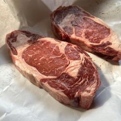 The Meat Locker - Ribeyes! But you already knew! So good!