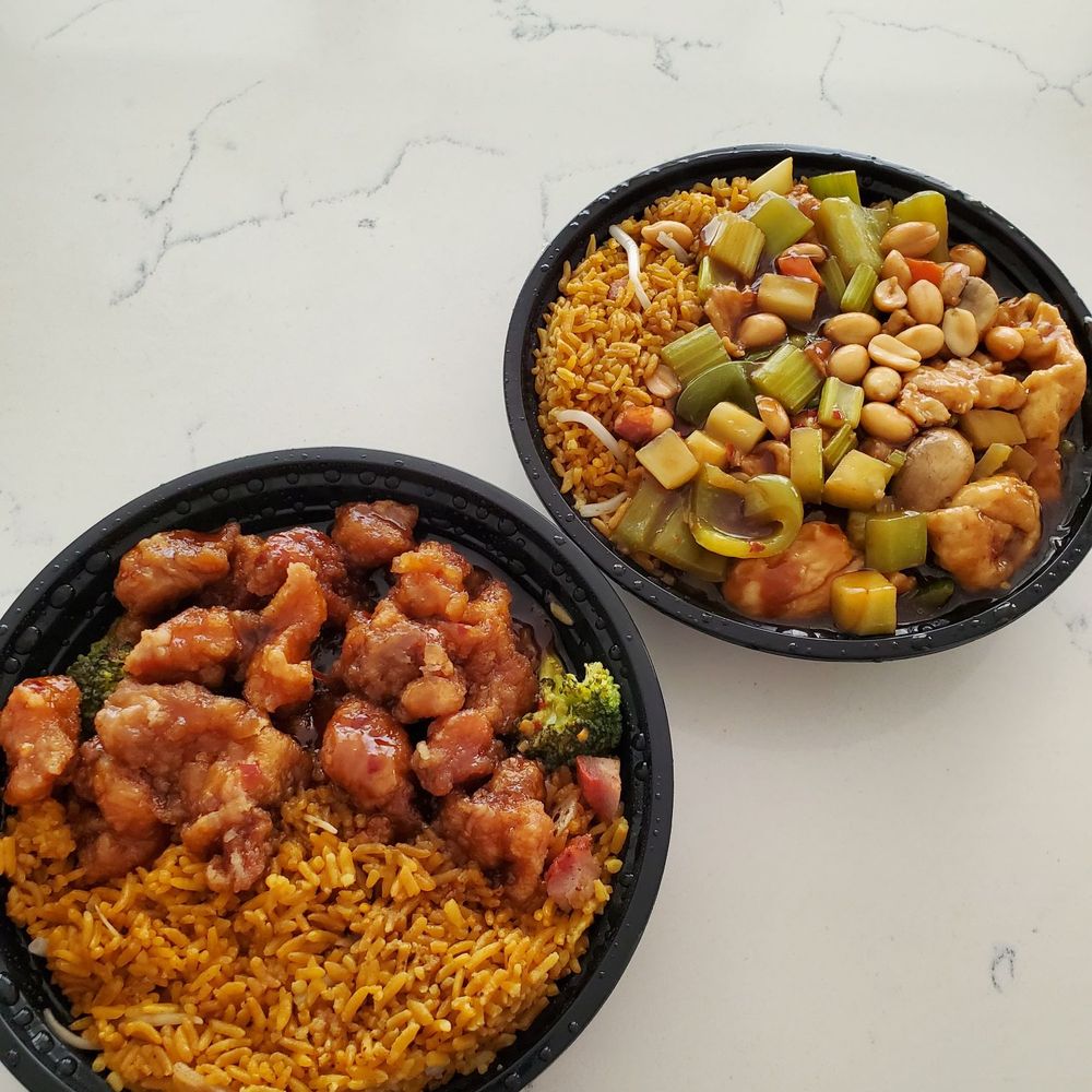 General Tso's chicken and Kung Pao chicken General Tso's chicken and Kung Pao chicken