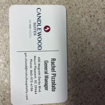 Candlewood Suites Charleston - The manager I spoke with - Hotels Near Me - Mount Pleasant, South Carolina Candlewood Suites Charleston - The manager I spoke with - Hotels Near Me - Mount Pleasant, South Carolina