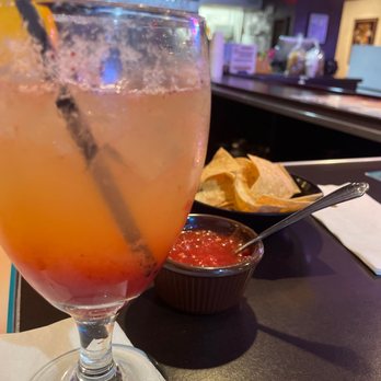 Mexican Village Restaurant - Strawberry margarita with chips and salsa - Mexican Near Me - Detroit, Michigan Mexican Village Restaurant - Strawberry margarita with chips and salsa - Mexican Near Me - Detroit, Michigan