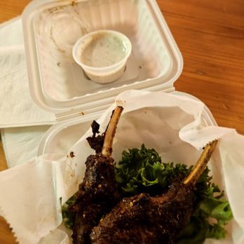 BK JANI - Cucumber Yogurt/Raita with the lamb chops to combat the spice - Pakistani Near Me - Brooklyn, New York