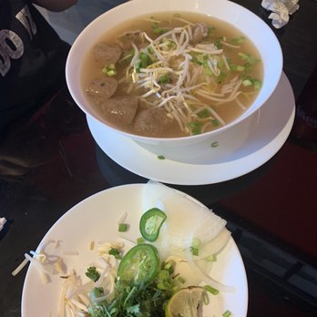 Crecia's Kitchen - Eye Round Pho Noodle Soup - Cajun/Creole Near Me - Houston, Texas