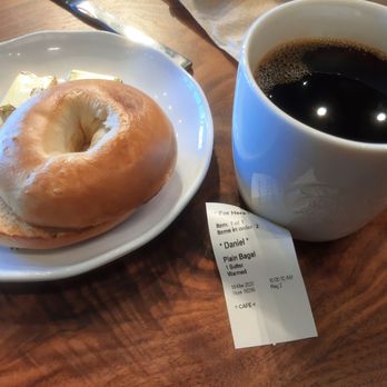 Starbucks - Toasted bagel with butter and tall coffee. Costed $6.07. - Coffee & Tea Near Me - Henderson, Nevada