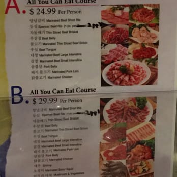 Chris Korean BBQ - AYCE menu - Korean Near Me - Pasadena, California