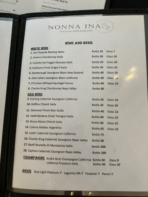 Menu photo 5 Nonna Ina St. George, UT Menu photo 5 Nonna Ina St. George, UT