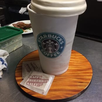 Debbie Does Cakes - 1 foot tall Starbucks cup with custom sugar packets! - Custom Cakes Near Me Debbie Does Cakes - 1 foot tall Starbucks cup with custom sugar packets! - Custom Cakes Near Me