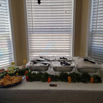Taco Lady - The Taco lady set this table up and decorated it. - Caterers Near Me