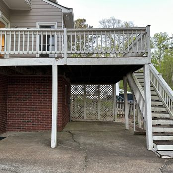 Brawner Renovations - Old builder deck - Decks & Railing Near Me - Kennesaw, Georgia