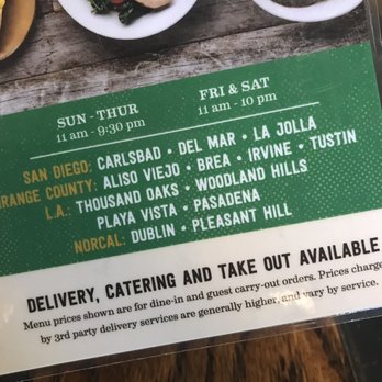 Urban Plates - Locations - Salad Near Me - Pasadena, California