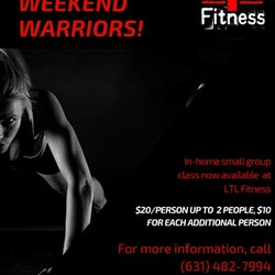 LTL Fitness - LTL Fitness now offers private group classes, fitness or self defense.
Grab your friends and family, and book your session today.