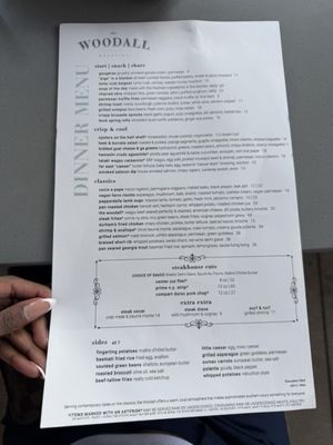 Menu photo 2 the Woodall Atlanta, GA