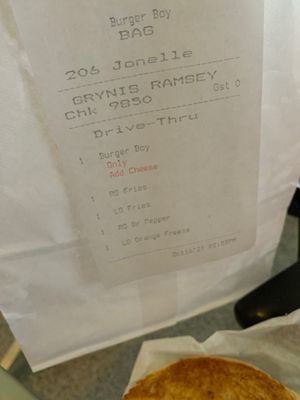Menu photo 1 Burger Boy San Antonio, TX