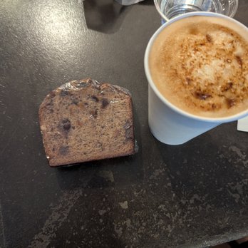 Ardmore Coffee - Creme brulee latte with chocolate banana bread - Coffee & Tea Near Me - Winston-Salem, North Carolina Ardmore Coffee - Creme brulee latte with chocolate banana bread - Coffee & Tea Near Me - Winston-Salem, North Carolina