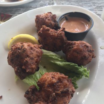 Shuckers - Conch Fritters...not good. - Seafood Near Me - Jensen Beach, Florida