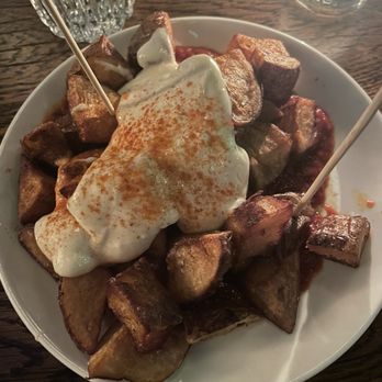 Barcelona Wine Bar - Patatas bravas - Wine Bars Near Me - Houston, Texas Barcelona Wine Bar - Patatas bravas - Wine Bars Near Me - Houston, Texas