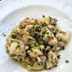 Les Brumes du Coude - Scallop ceviche