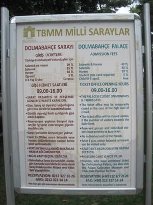 Dolmabahçe Palace by null