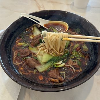 Show Mian - Beef noodle soup with rice noodles - Chinese Near Me - Plano, Texas Show Mian - Beef noodle soup with rice noodles - Chinese Near Me - Plano, Texas