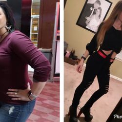 Accelerated Fitness - Left: January 2017, Right: January 2019