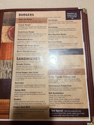 Menu photo 3 Idaho Joes Twin Falls, ID