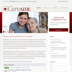 MoonDog Web Hosting and Design - Client Site - Care-AIDE