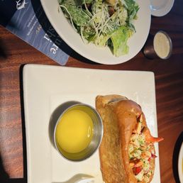 Lobster Roll & Caesar salad Lobster Roll & Caesar salad