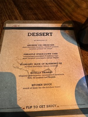 Menu photo 7 Mountain Standard Vail, CO Menu photo 7 Mountain Standard Vail, CO