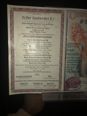 Menu photo 3 169 Bar New York, NY