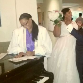 Rev. Vikki - Ebony & Traxus' wedding at the country club. - Officiants Near Me