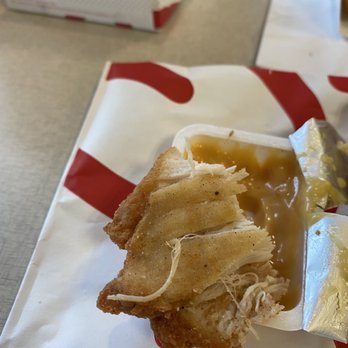 Chick-fil-A - Burnt chicken for a sandwich - Fast Food Near Me - Fresno, California