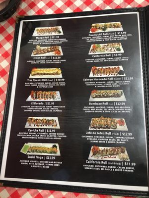 Menu photo 4 Sushi Litto Turlock, CA