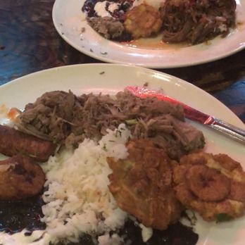 Havana 59 - Taste of Havana plate: sweet plantains , rice, black beans, roasted pork, ropa vieja , fried plantains - Cuban Near Me - Richmond, Virginia