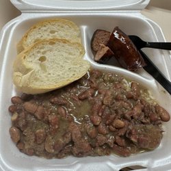 Vucinovich's Restaurant - Red Beans and Rice with Smoked Sausage