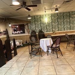 Lucy Ethiopian Restaurant - Interior corner.