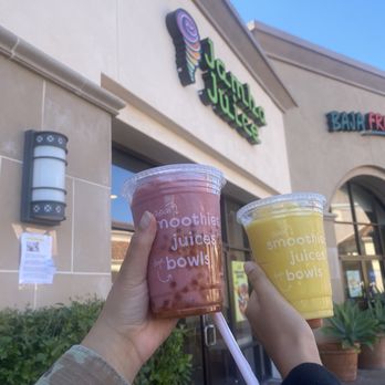 Jamba - Razzmatazz w/ strawberry bursting boba pearls and Mango Juice - Juice Bars & Smoothies Near Me - Vacaville, California Jamba - Razzmatazz w/ strawberry bursting boba pearls and Mango Juice - Juice Bars & Smoothies Near Me - Vacaville, California