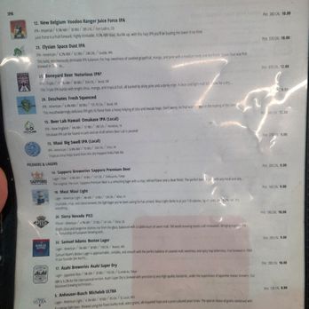 Two Tides Bar - Menu june 2026 - Bars Near Me - Honolulu, Hawaii