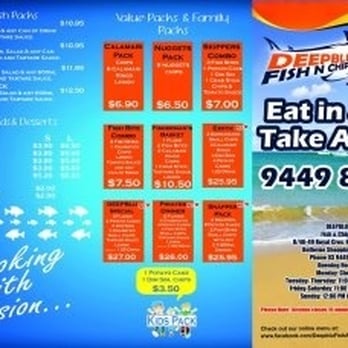 Deepblu Fish N Chips - Menu 2013 - Fish & Chips Near Me - Hillside, VIC Deepblu Fish N Chips - Menu 2013 - Fish & Chips Near Me - Hillside, VIC