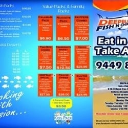 Deepblu Fish N Chips - Menu 2013