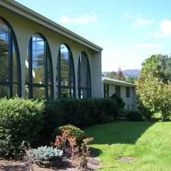 Williamstown Public Library - Front garden of Milne Public Library.