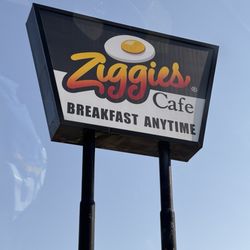 Sign outside