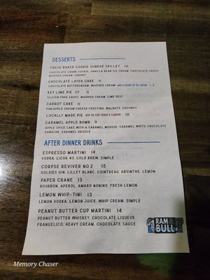 Menu photo 7 Ram & Bull Brunswick, ME