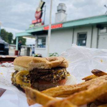 Pick-Quick Drive In - Triple cheeseburger + fries - Burgers Near Me - Fife, Washington Pick-Quick Drive In - Triple cheeseburger + fries - Burgers Near Me - Fife, Washington