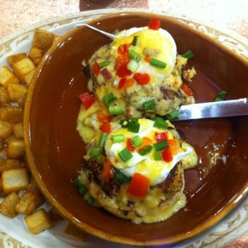 Another Broken Egg Cafe - Not sure the name of the entree- but basically this is the crab cakes eggs Benedict! Definitely recommend this dish!! - Breakfast & Brunch Near Me - Baton Rouge, Louisiana Another Broken Egg Cafe - Not sure the name of the entree- but basically this is the crab cakes eggs Benedict! Definitely recommend this dish!! - Breakfast & Brunch Near Me - Baton Rouge, Louisiana