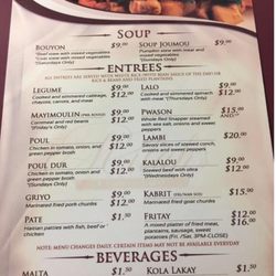 Milah's Cuisine - An online menu I found