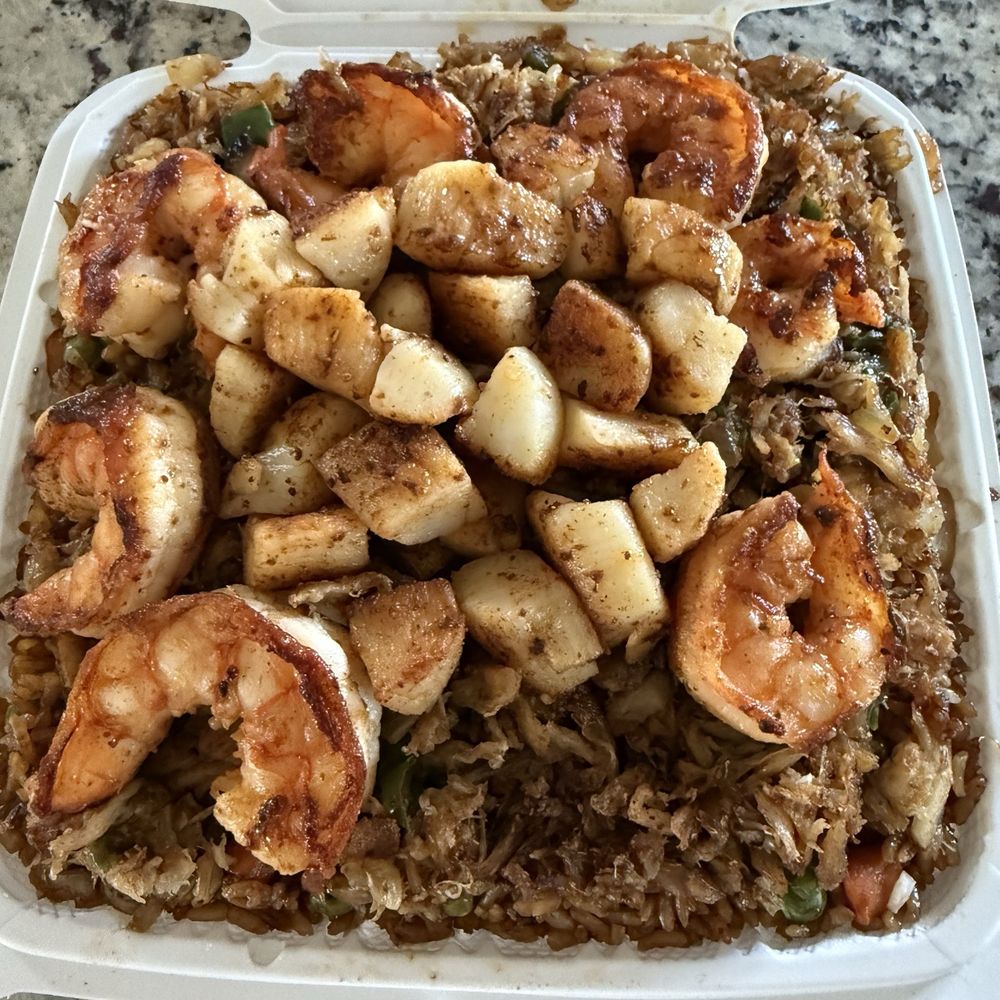 Seafood fried rice Seafood fried rice