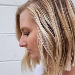 Lindi's Hair Design Studio - Partial heavy balayage w/ pearl glaze
